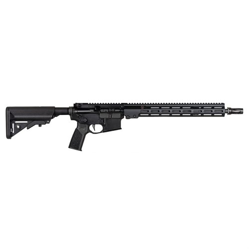 Super Duty MOD1 5.56MM rifle tilbyr en ergonomisk design, HUXWRX Flash Hider-QD, SSA-E X trigger og pålitelighet med Geissele Stressproof Bolt for optimal ytelse.