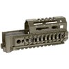 Midwest Industries AK Alpha Series Quad Rail gir fleksibilitet med lettvektsdesign, enkel montering og flere QD-fester for slinger, uten permanente modifikasjoner.