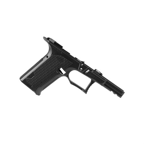 Lone Wolf CCS-rammen har en 19° grep vinkel, forbedret ergonomi, utbyttbare bakstraps, og integrert LWA greptekstur for bedre kontroll og presisjon.