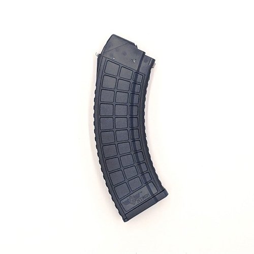 MAG47 GEN2 er en robust 30-runders AK47-magasin laget av avansert polymer, med rustfritt stål for maksimal holdbarhet og kompatibilitet med de fleste AK-modeller.