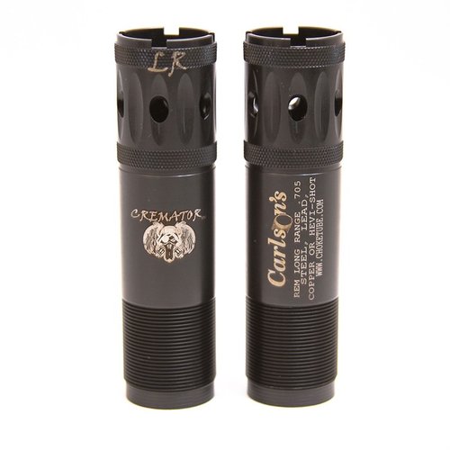 Carlson's Cremator® Choke Tubes med Triple Shot Technology gir tette mønstre, mindre deformasjon av kuler og enkel montering, perfekt for vannfugljakten.