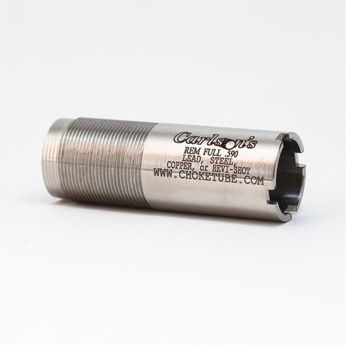 Carlsons Remington flush mount chokerør i 17-4 varmebehandlet rustfritt stål gir pålitelig ytelse og livstidsgaranti, perfekt for Rem Choke hagler.