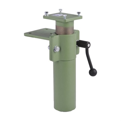 Med Hydraulic Lift for Brownells Vise kan du enkelt justere og låse benkvisen i perfekt høyde og vinkel, noe som reduserer belastningen på ryggen.