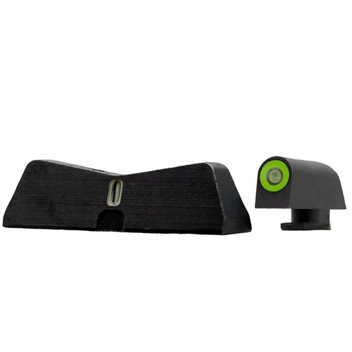 DXT2 Standard Dot Night Sights gir overlegen synlighet i alle lysforhold med høy kontrast front og lavprofil V-notch bak, perfekt for Glock 42/43/43X/48.