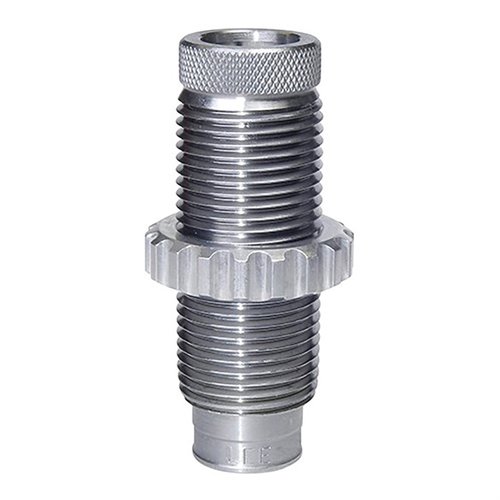 LEE PRECISION .44 MAGNUM FACTORY CRIMP DIE gir en kraftig rifle-type crimp med collet, noe som gjør det enkelt å lade vanskelige patroner uten crimp groove.
