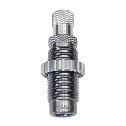.30 Super Carry Carbide Factory Crimp Die fra LEE PRECISION gir pålitelig kamring og rask justering av krimp, uten behov for case lube.