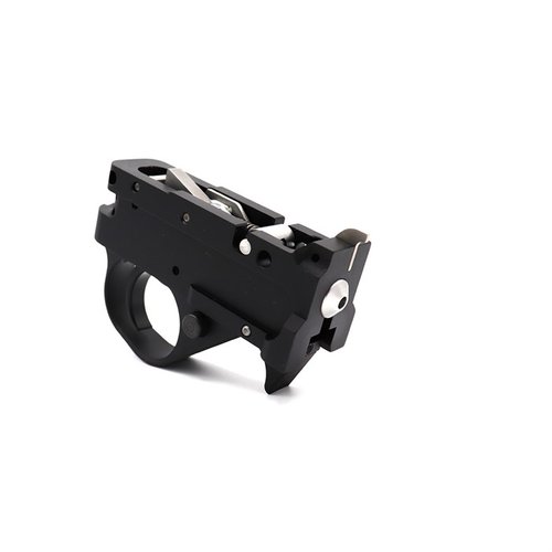 KIDDs to-stegs avtrekker for Ruger 10/22 gir presis avtrekk, høy pålitelighet og sikkerhet, med justerbar vekt fra 6 oz til 2,5 lbs for optimal ytelse.