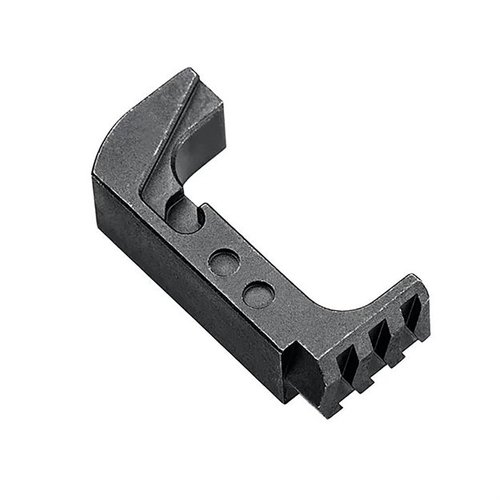 Tyrant Designs Glock 43x/48 Extended Magazine Release gir rask og enkel magasinutløsning, laget av luftfartsaluminium for optimal kvalitet og holdbarhet.