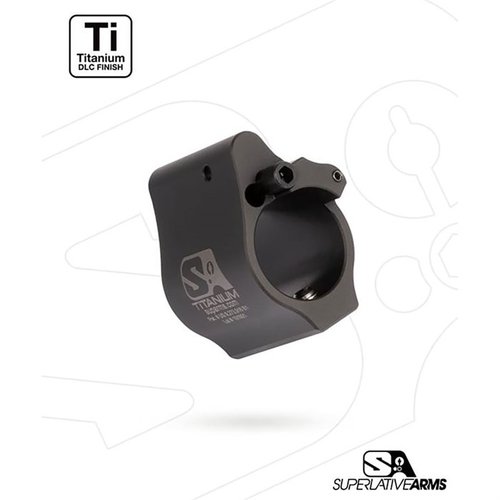 Superlative Arms AR-15 Solid Adjustable Gas Block gir optimal gassregulering, reduserer rekyl, holder systemet rent og kjølig, og har ingen karbonoppbygging.