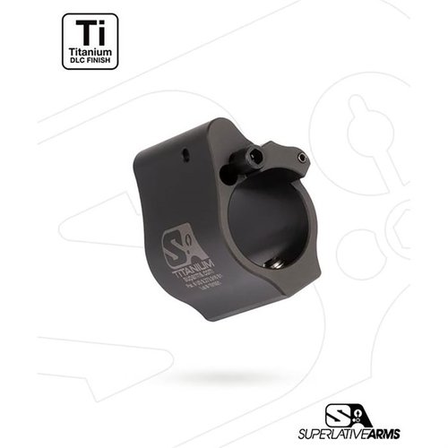 Superlative Arms AR-15 Solid Adjustable Gas Block gir bedre gasskontroll, reduserer tilbakevirkning og holder systemet rent og kjølig med 30 låste posisjoner.
