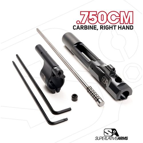 Superlative Arms AR-15 Piston System med Bleed Off® Mode gir renere drift, redusert rekyl og mindre slitasje på komponenter.