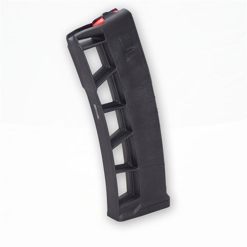 MEAN ExoMag 9mm magasin gir enkel kaliberbytte fra .223/5.56 til 9mm, med siste skudd bolt-hold åpen funksjon og ingen modifikasjoner nødvendig!