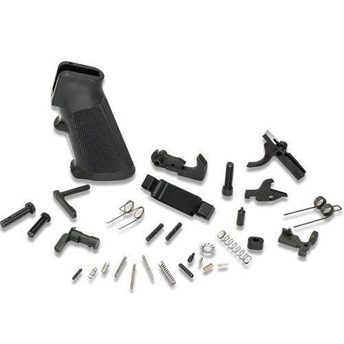 KAK Industries AR-15 lower parts kit er 100% amerikansk produsert, med alle nødvendige deler til å bygge en komplett lower receiver, laget etter mil-spec.
