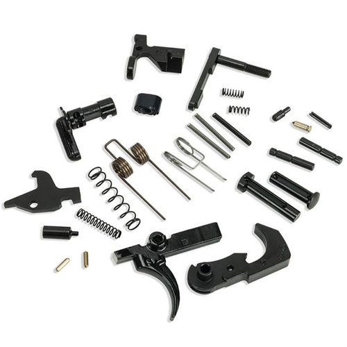 KAK Industries AR-15 lower parts kit gir deg alt du trenger for å bygge en komplett lower receiver, laget i USA og i henhold til mil-spec dimensjoner.