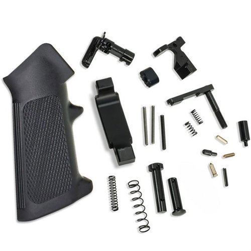 KAK Industry AR-15 Lower Parts Kit gir deg alt du trenger for å bygge en komplett lower receiver, laget i USA med mil-spec dimensjoner.