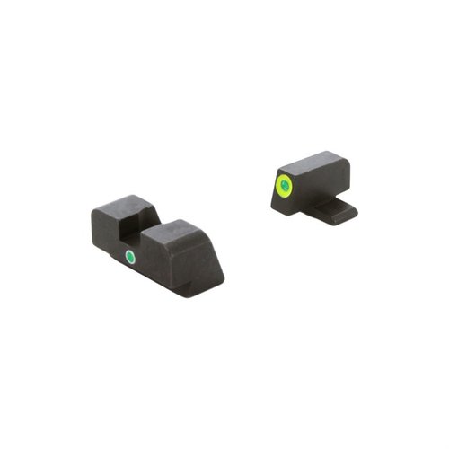 AMERIGLO® i-Dot nattsikter for FN High Power gir rask og enkel vertikal sikting med tritium i grønt og LumiGreen outline for optimal synlighet.