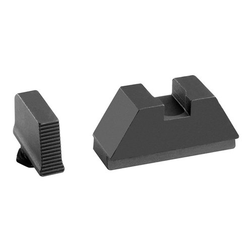 AMERIGLO® 5L Tall Optic Compatible siktesett gir presis, forhøyet co-witness siktebilde for rødpunktsoptikk og fungerer som pålitelige backup-sikter.