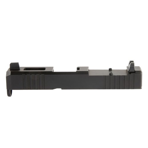 Brownells høye siktesett for Glock® gir rask og intuitiv målretting med matte svarte, serraterte sikter og flere høyder for optimalisering med red dot.