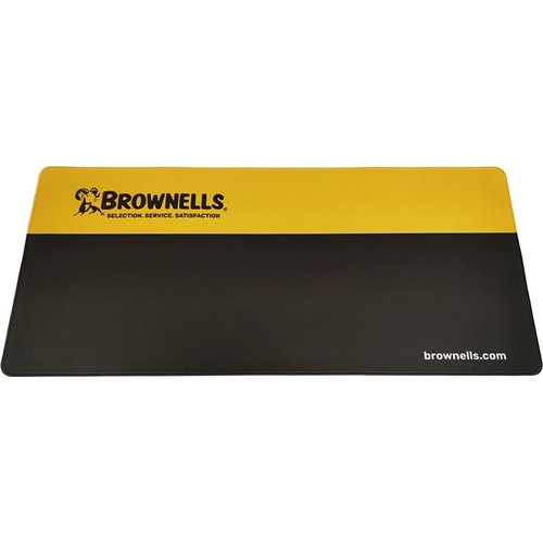 BROWNELLS Non-Slip Benchmat beskytter arbeidsflaten og våpenets finish med en slitesterk, fleksibel, olje- og løsemiddelresistent gummibase og serged edge.