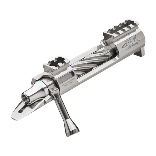 anTi X er en ultralett action med integrerte kikkertsiktemonteringer og rekylklakk, laget av før-hardenet 416R rustfritt stål for maksimal pålitelighet.