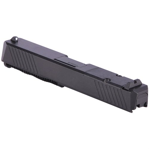 Komplett RMR Slide Assembly for Glock 19 Gen3 med match-grade løp, trådløp for lyddemper, eller portet løp for redusert rekyl. Passer standard Glock G19-rammer.