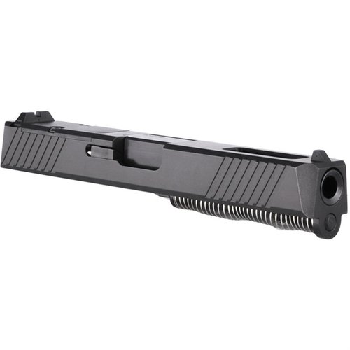 Fullstendig RMR Slide Assembly for Glock® 17 Gen3 med valg av standard, ½"-28 tpi eller ported barrel, inkludert sikter og monteringsplate for reflex sights.