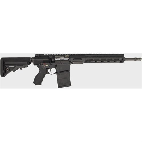 MARS-H 7.62X51 NATO rifle med 16" krombelagt løp, MRP™ monolittisk skinne, totrinns avtrekker, og ambidextrous funksjoner for optimal presisjon.