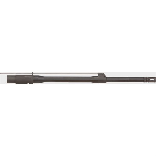 LMT MWS 6.5 Creedmoor rifle barrel med krombelagt overflate, 1:8" rifling, lavprofil gassblokk og A2 flash hider for optimal ytelse og presisjon.