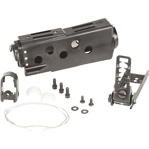 M203 MOUNTING KIT fra LMT DEFENSE gir en solid festing for M203 granatkaster på både Carbine og Rifle, noe som gir økt allsidighet og funksjonalitet.