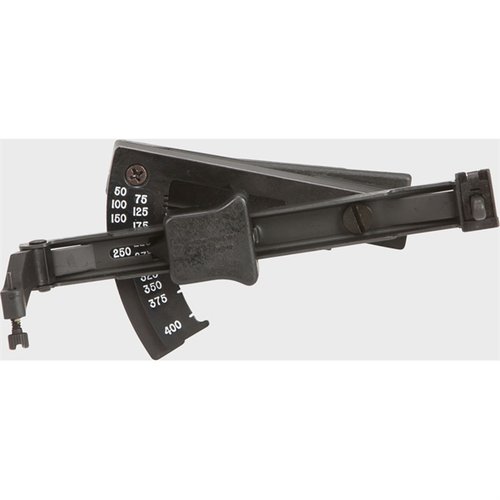 M203 Quadrant Sight fra LMT DEFENSE tilbyr fleksible monteringsalternativer med rail, carry handle eller A2/A1, perfekt for presisjonsmålretting.