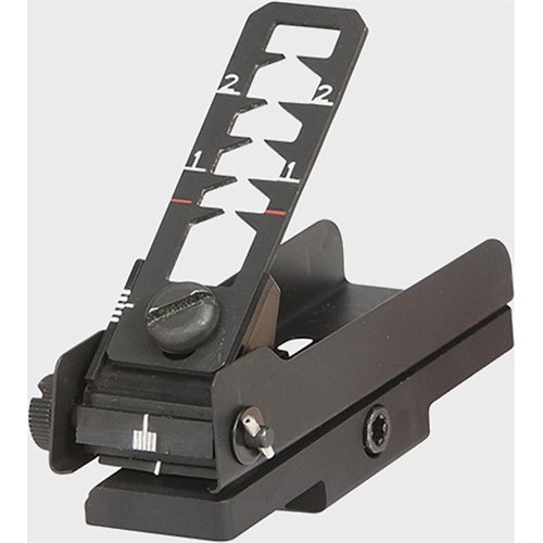 M203 Leaf Sight er tilgjengelig for både carbine/rifle heat shield mount og 1913 Picatinny rail mount, og gir presis sikting for optimale skyteopplevelser.