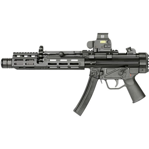 Denne SUPPRESSOR M-LOK® håndtaket for H&K MP5K® er lett, enkel å installere, og laget for dedikert bruk med suppressor, med livstidsgaranti.