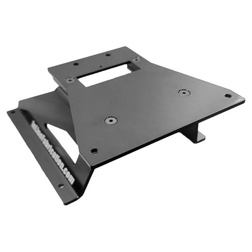 Ultramount Micro 4" gir solid støtte med 3/16" stål, perfekt for benker med begrenset plass. Inkluderer ben og Quick Change Base Plate. Top Plates selges separat.