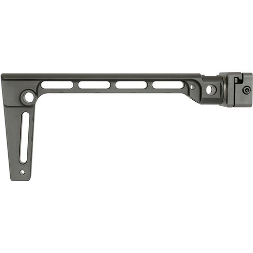 ARM BRACE SIDE FOLDING er en robust side-foldemekanisme av 4140 stål, med 5 QD sling attachments og anodisert 6061 aluminium, gir maksimal styrke og stabilitet.