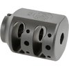 ALPHA TANK BRAKE fra Midwest Industries gir maksimal reduksjon i munningsklatring med sin Dual chamber brake, laget av 416 Stainless og kommer med livstidsgaranti.