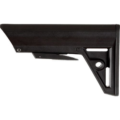 TACTLITE GEN2 AR-15/AR-10 buttstock gir en justerbar, sikker og lett løsning med minimal bevegelse, QD sling-fester og værbestandig DuPont® polymer.