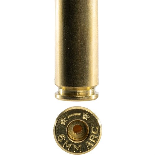 6MM ARC SMALL RIFLE PRIMER BRASS gir deg muligheten til å laste høy BC-kuler i AR-rifler, perfekt for langhold, jakt og lav rekyl.