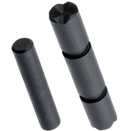 Oppgrader din Glock Gen 5 med TYRANT CNC Enhanced Takedown Pins i rustfritt stål, tilgjengelig i svart krom eller gull, for bedre ytelse og holdbarhet.