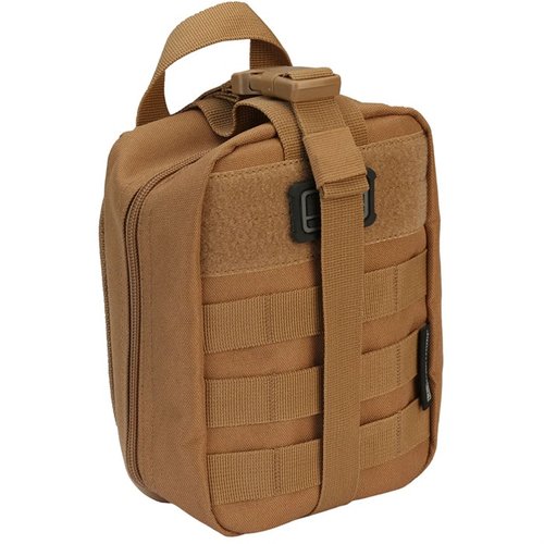 Hold deg forberedt med Evolution Tactical First Aid Pouch, laget i slitesterk polyester, med MOLLE-feste og innvendig organisering. Førstehjelpsutstyr ikke inkludert.