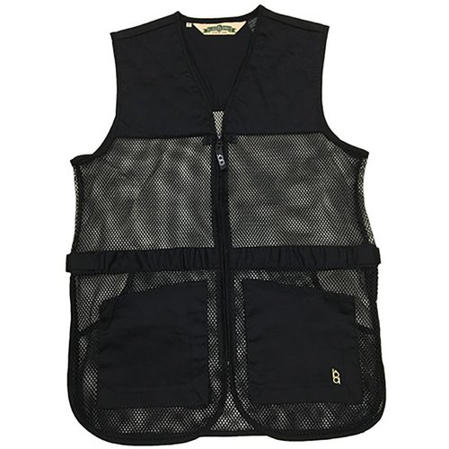 BOB ALLEN Full Mesh Dual Pad skytevest: Lettvektsdesign med god ventilasjon, dual pads for begge hender, justerbare sidefaner og praktiske lommer.