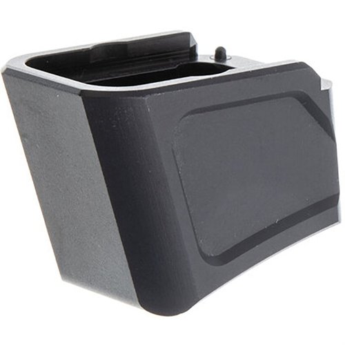 Tyrant CNC MKI +5/4 magasinforlengelse gir rask installasjon uten verktøy, øker kapasiteten med 6 skudd 9mm og 5 skudd .40 cal for Glock-modeller.