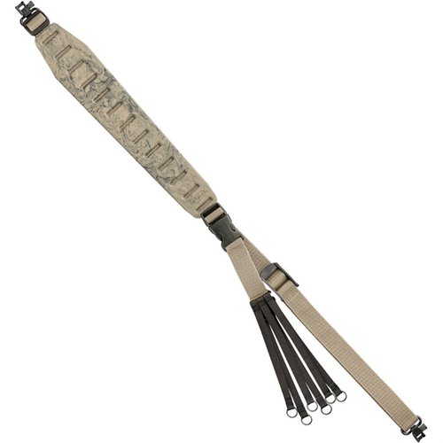 Quake Claw 2.0 Game Hauler Sling gir deg muligheten til å bære både våpen og fangst, samtidig som du har begge hender fri med sin gummiert stropp og spennefeste.