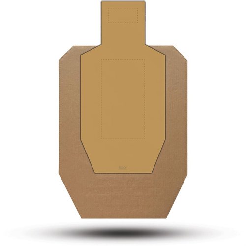 Oppgrader treningen med STKY Targets IPSC A & C Zone Adhesive Refacing Targets; enkel å bruke, holdbar kraftpapp og perfekt størrelse for realistisk øvelse.