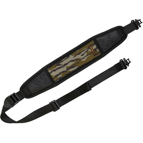 MUDDY PATHFINDER SLING gir overlegen komfort med fleksibel neopren, anti-skli gripper, og QD mount for rask festing til våpen. Perfekt for lange turer!