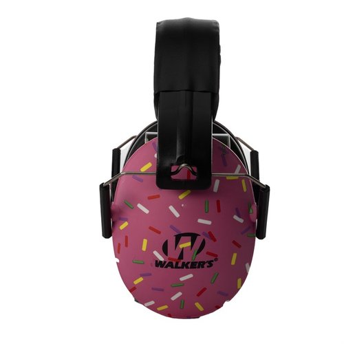 WALKER’S BABY & KID’S FOLDING MUFFS gir komfortabel og effektiv hørselbeskyttelse for barn, med myke øreputer og justerbart hodebånd, ideell for 6 måneder til 8 år.