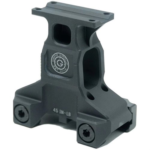 LERNA Optic Mount for Trijicon MRO® gir en høyere siktelinje for raskere målfokusering og bedre situasjonsbevissthet, uansett utstyrshindringer.