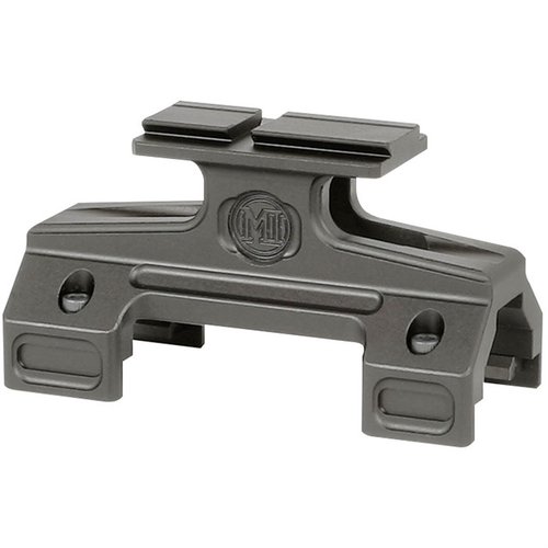 Oppgrader din HK MP5/MP5K med Midwest Industries Optic Mount; enkel installasjon, robust design og ergonomisk høyde for bedre kontroll og nøyaktighet.