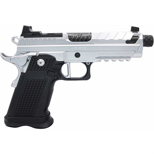 XP PRO™ 9mm Luger kombinerer klassisk 1911-design med moderne funksjonalitet, Glock® magasin-kompatibilitet og en slitesterk Tennifer-finish for optimal ytelse.