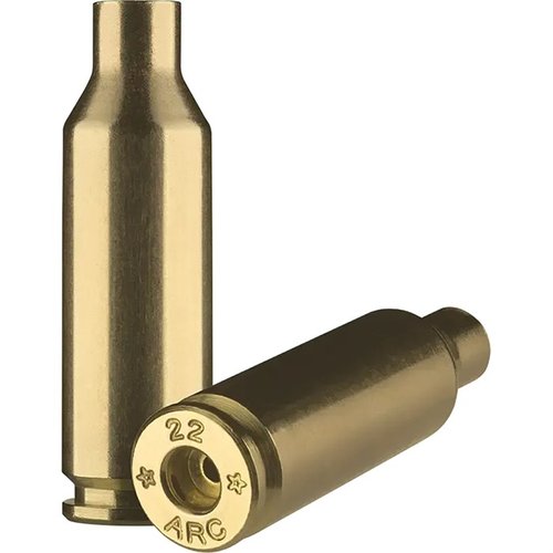 STARLINE 22 ARC BRASS gir deg en allsidig patron for langdistanseskyting og skadedyrjakt, med høy BC og mulighet for både lette og tunge .224" kuler.