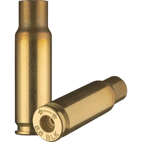 STARLINE 8.6 BLACKOUT BRASS er designet for både subsoniske og supersoniske applikasjoner, med en .338" kule for høyere prosjektilevekt enn 300 Blackout.
